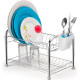 Escorredor Desmontavel Com Porta Talheres Classic Arthi Cromado- 1075 Escorredor Desmontavel Com Porta Talheres Classic Arthi Cromado- 1075