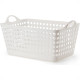 Cesto Organizador Retangular Flexivel Arthi Branco 22L - 1577 Cesto Organizador Retangular Flexivel Arthi Branco 22L - 1577