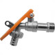 Torneira Esfera Jardim Com Porta Cadeado Ajax 1/2'' X 3/4'' Torneira Esfera Jardim Com Porta Cadeado Ajax 1/2'' X 3/4''