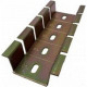 Suporte Disjuntor Din Para 5 Disjuntores - Kit C/10 Pecas Suporte Disjuntor Din Para 5 Disjuntores - Kit C/10 Pecas
