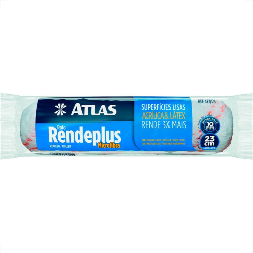 Rolo La Atlas Rendeplus 23Cm Microfibra - 327/23 Rolo La Atlas Rendeplus 23Cm Microfibra - 327/23