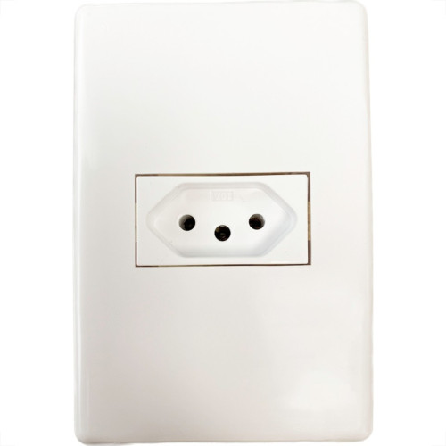 Conjunto Steck Linha Stella Com Placa 1 Tomada 2P+T. 20A. - 869261