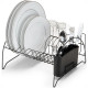 Escorredor Fan Com Porta Copos E Talheres Arthi Preto - 2490 Escorredor Fan Com Porta Copos E Talheres Arthi Preto - 2490
