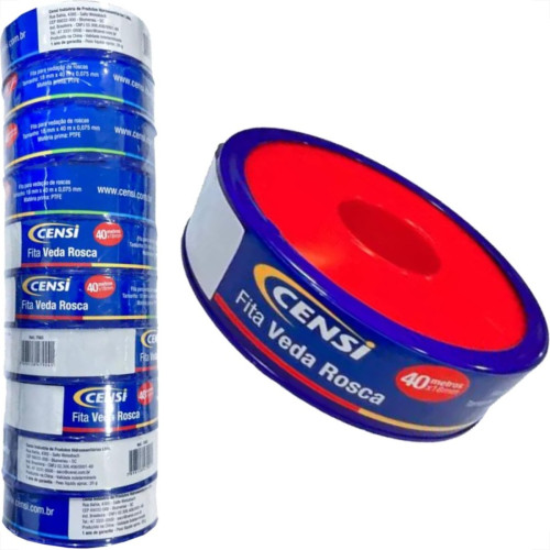 Veda Rosca Censi 18X40M - Kit C/10 Pecas