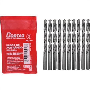 Broca Aco Rapido Cortag 4,5Mm - 61917 . / Kit C/ 10 Peca