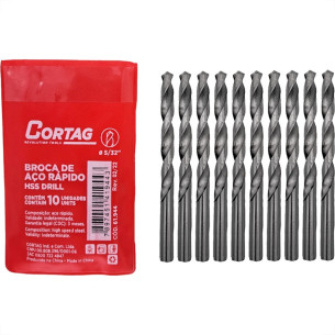 Broca Aco Rapido Cortag   5/32'' - 61944 . / Kit C/ 10 Peca