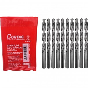 Broca Aco Rapido Cortag   15/64'' - 61949 . / Kit C/ 10 Peca