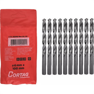 Broca Widea Cortag 6Mm X 100Mm - 62292 . / Kit C/ 10 Peca