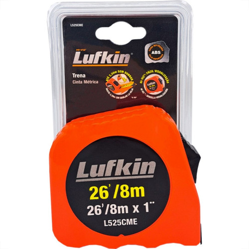Trena Lufkin Com Trava L525Cme - 8Mx25Mm Trena Lufkin Com Trava L525Cme - 8Mx25Mm