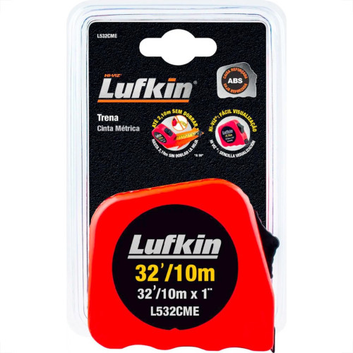 Trena Lufkin Com Trava L532Cme - 10Mx25Mm Trena Lufkin Com Trava L532Cme - 10Mx25Mm