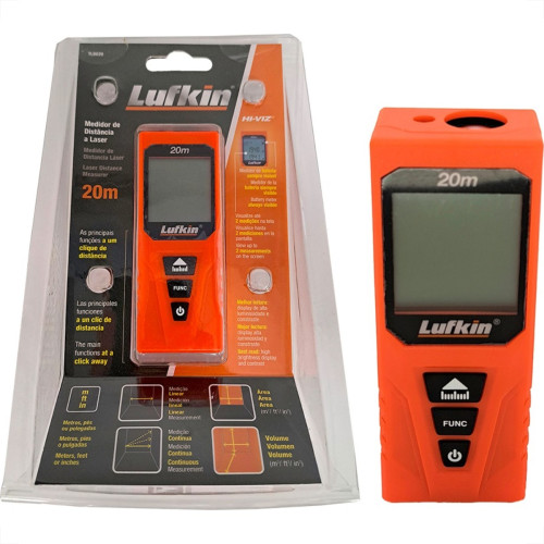 Trena Laser Lufkin - Tl0020 - 20M - 2 Pilhas Aaa (Nao Acompanha) Trena Laser Lufkin - Tl0020 - 20M - 2 Pilhas Aaa (Nao Acompanha)