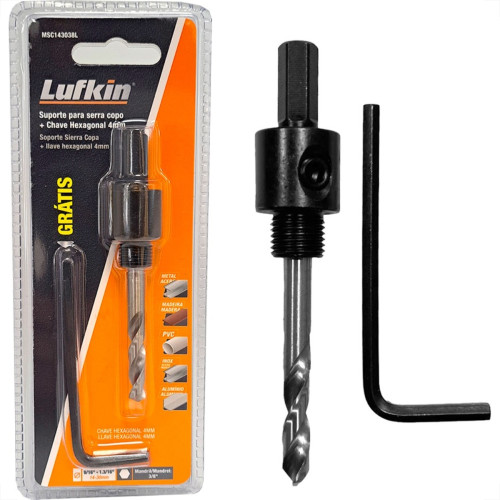 Suporte Para Serra Copo Lufkin 14-30Mm 3/8'' Suporte Para Serra Copo Lufkin 14-30Mm 3/8''