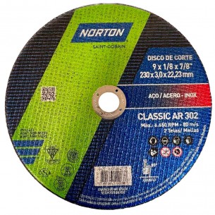 Disco Corte Ferro Norton Classic Ar302 - 9