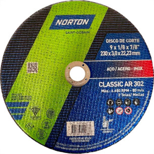 Disco Corte Ferro Norton Classic Ar302 - 9