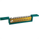 Barramento Steck Terra 11 Terminais Verde- Sbt11 Barramento Steck Terra 11 Terminais Verde- Sbt11