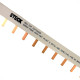 Barramento Steck Monofasico Din Para 57 Disjuntores 80A. - S1F1000B Barramento Steck Monofasico Din Para 57 Disjuntores 80A. - S1F1000B