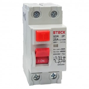 Dispositivo Dr ''Fuga'' Steck - 2 Polos 25A. - Sdr22530