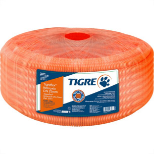 Conduite Corrugado Tigre Laranja Reforcado 1'' - 25M