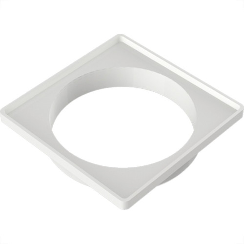 Porta Grelha Pvc Tigre Quadrada 15X15 Branca Porta Grelha Pvc Tigre Quadrada 15X15 Branca