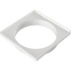 Porta Grelha Pvc Tigre Quadrada 15X15 Branca Porta Grelha Pvc Tigre Quadrada 15X15 Branca