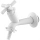 Torneira Tanque Abs Tigre 10Cm Cross 1/2'' E 3/4'' Branca Com Bico Torneira Tanque Abs Tigre 10Cm Cross 1/2'' E 3/4'' Branca Com Bico