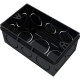Caixinha De Luz Pvc Tigre Preta 4X2 Pesada - Kit C/24 Pecas