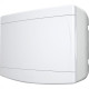 Centrinho Tigre Pvc Sobrepor Para 8 Disjuntores Din Sem Barramento Branco
