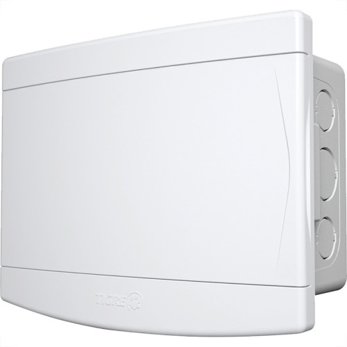 Centrinho Tigre Pvc Embutir Para 8 Disjuntores Din Com Barramento Branco Centrinho Tigre Pvc Embutir Para 8 Disjuntores Din Com Barramento Branco