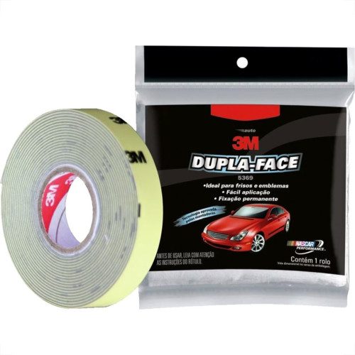 Fita Dupla Face 3M Automotiva Transparente Permanente - 12Mm X 20M Fita Dupla Face 3M Automotiva Transparente Permanente - 12Mm X 20M