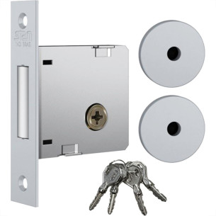 Trava Quadrupla Stam Externa Com Espelho Inox 1001 - 10810