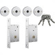 Trava Quadrupla Stam Inox 1001 Dupla - 10811 Trava Quadrupla Stam Inox 1001 Dupla - 10811