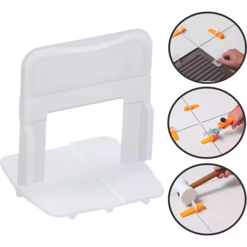 Espacador De Piso Cortag Nivelador 4,0Mm Pacote Com 50 Pecas