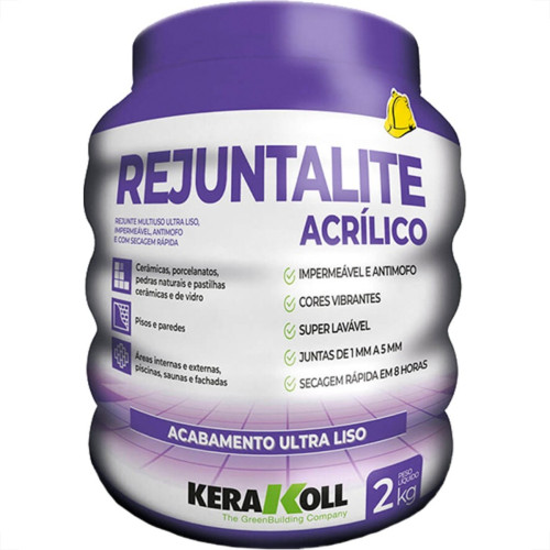Rejunte Acrilico Kerakoll Preto 2 Kg Rejunte Acrilico Kerakoll Preto 2 Kg