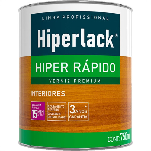 Verniz Hyperlack Hiper Rapido Incolor 750Ml Verniz Hyperlack Hiper Rapido Incolor 750Ml