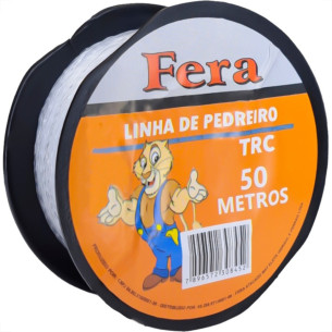 Linha Para Pedreiro Trancada Fera 50M . / Kit C/ 12 Peca