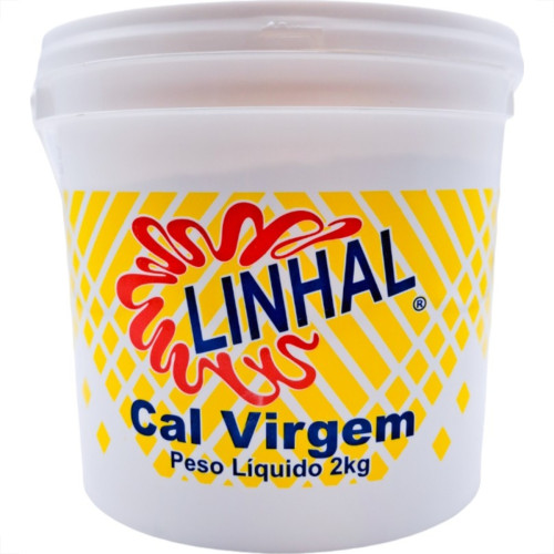 Cal Virgem Linhal Pote 2Kg Cal Virgem Linhal Pote 2Kg