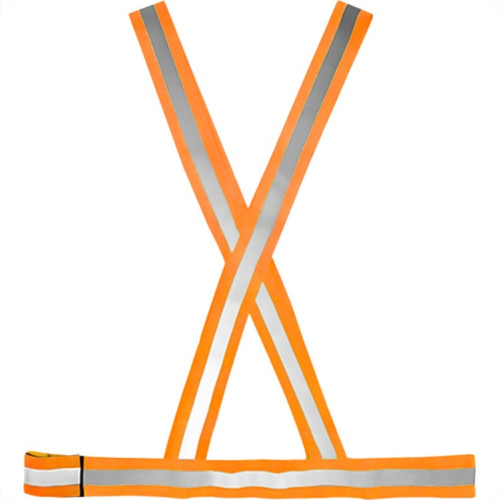 Colete X Para Sinalizacao Plastcor Noturno/Diurno Laranja Colete X Para Sinalizacao Plastcor Noturno/Diurno Laranja