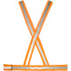 Colete X Para Sinalizacao Plastcor Noturno/Diurno Laranja Colete X Para Sinalizacao Plastcor Noturno/Diurno Laranja
