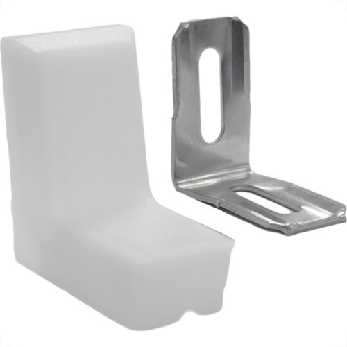 Cantoneira Para Moveis Jomarca ''L'' Com Capa Plastica Branca Pacote Com 20 Pecas Cantoneira Para Moveis Jomarca ''L'' Com Capa Plastica Branca Pacote Com 20 Pecas
