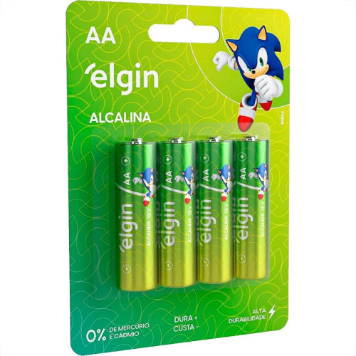 Pilha Elgin Alcalina Aa Pequena Com 4 Pecas - 82153 Pilha Elgin Alcalina Aa Pequena Com 4 Pecas - 82153
