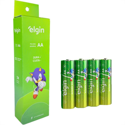 Pilha Elgin Alcalina Aa Pequena Com 24 Pecas - 82347 Pilha Elgin Alcalina Aa Pequena Com 24 Pecas - 82347