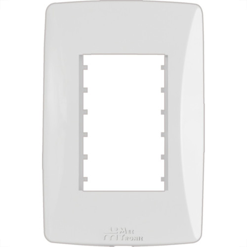 Placa Mectronic Petra 4X2 - 3 Modulos - 82003 Placa Mectronic Petra 4X2 - 3 Modulos - 82003