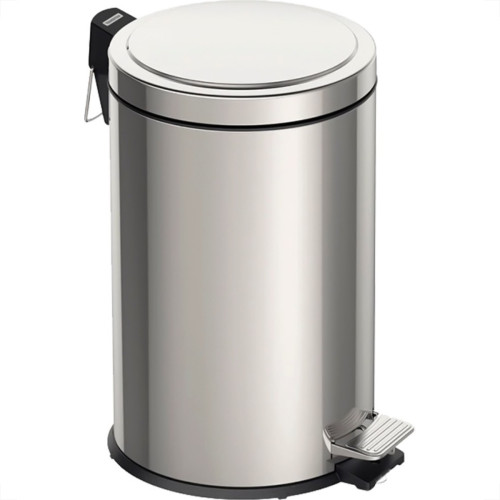 Lixeira Inox Com Pedal Tramontina Brasil 12 Litros Lixeira Inox Com Pedal Tramontina Brasil 12 Litros