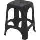 Banqueta Plastica Tramontina Niteroi Preta 37X45Cm - 92411/009 Banqueta Plastica Tramontina Niteroi Preta 37X45Cm - 92411/009