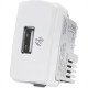 Modulo Schneider Miluz 1 Tomada Usb 1A. Branca - S3B70810