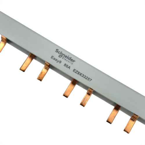 Barramento Schneider Easy9 Bifasico Din Para 57 Disjuntores 80A. - Ez9X33257 Barramento Schneider Easy9 Bifasico Din Para 57 Disjuntores 80A. - Ez9X33257