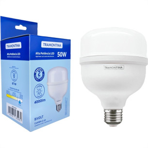 Lampada Led Alta Potencia Tramontina 50W. 4.000Lm Bivolt 6500K - E-27 - 58025060
