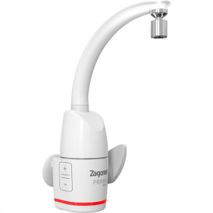 Torneira Eletrica Zagonel Prima Bica Movel Parede Branca 5500W. X 127V.