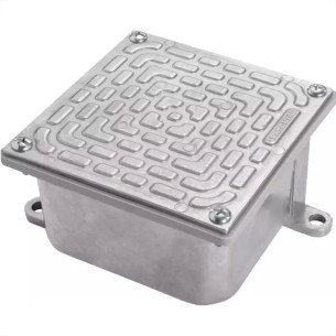 Caixa Passagem Aluminio Tramontina 10Cm X 10Cm - 56123001