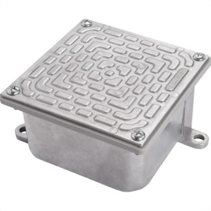 Caixa Passagem Aluminio Tramontina 15Cm X 15Cm - 56123002